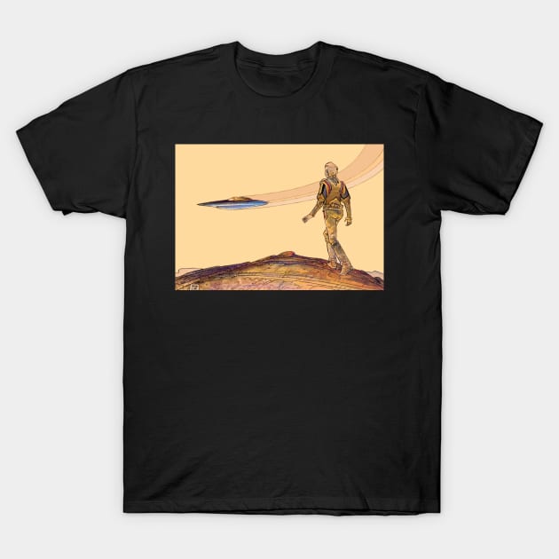 Moebius - Jean Giraud T-Shirt by QualityArtFirst